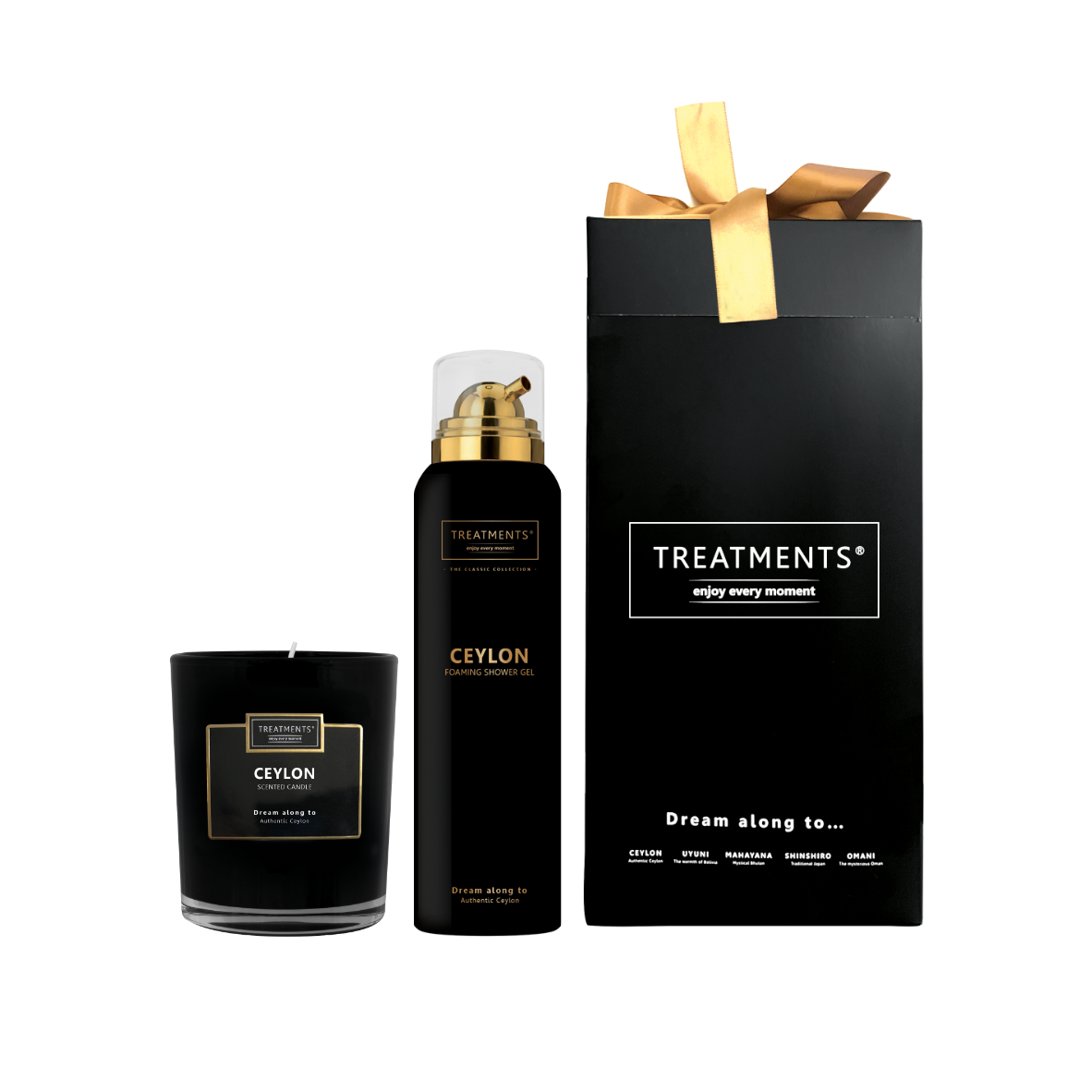 Treatments® - Giftbox Shower Foam & Candle - Ceylon