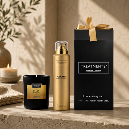 Treatments® - Giftbox Shower Foam & Candle - Omani