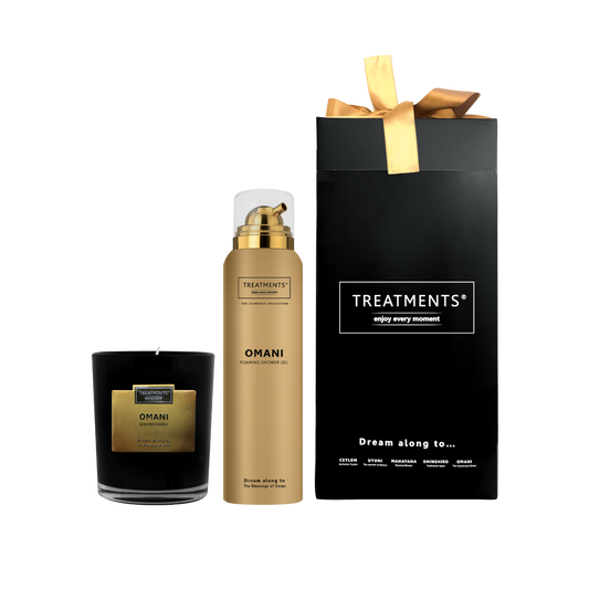 Treatments® - Giftbox Shower Foam & Candle - Omani
