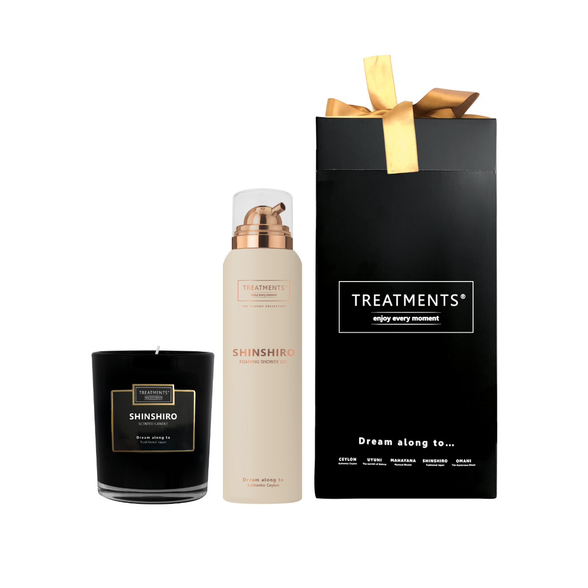 Treatments® - Giftbox Shower Foam & Candle - Shinshiro