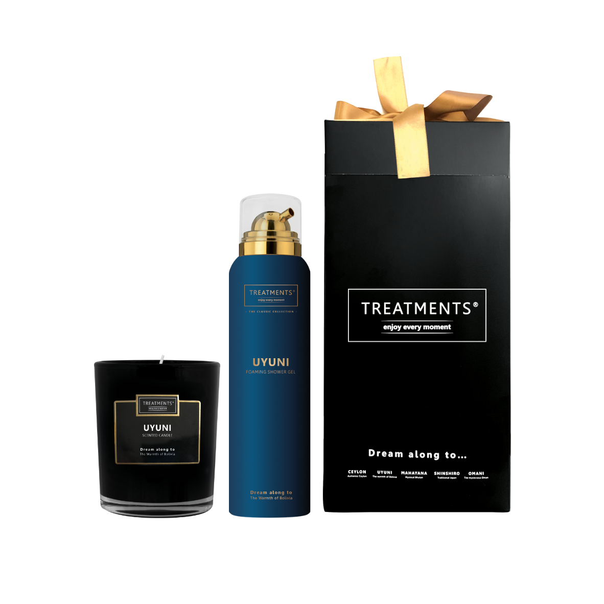 Treatments® - Giftbox Shower Foam & Candle - Uyuni
