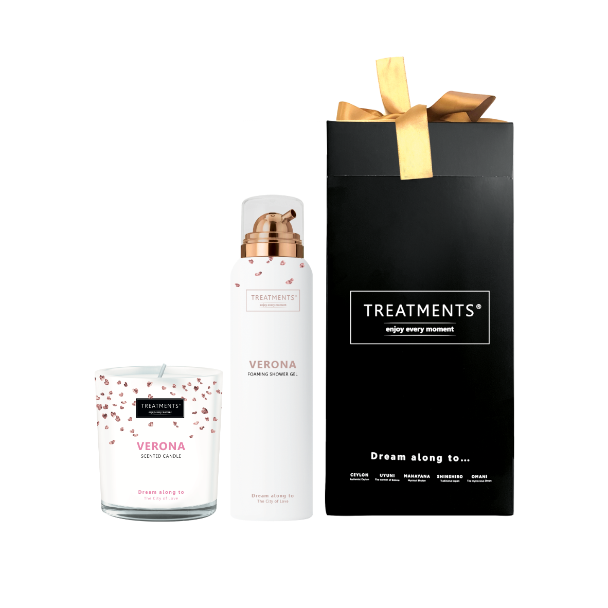 Treatments® - Giftbox Shower Foam & Candle - Verona