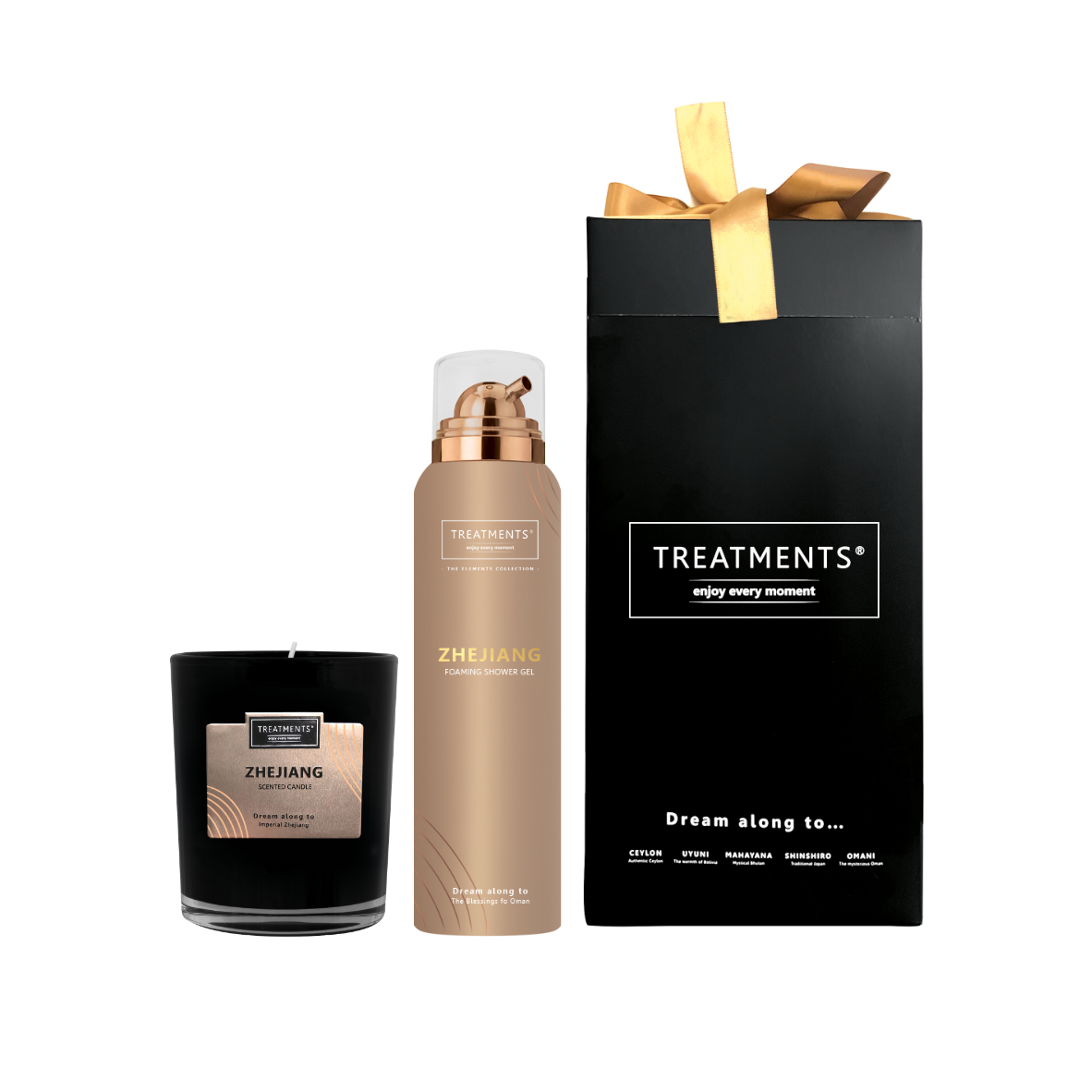 Treatments® - Giftbox Shower Foam & Candle - Zhejiang