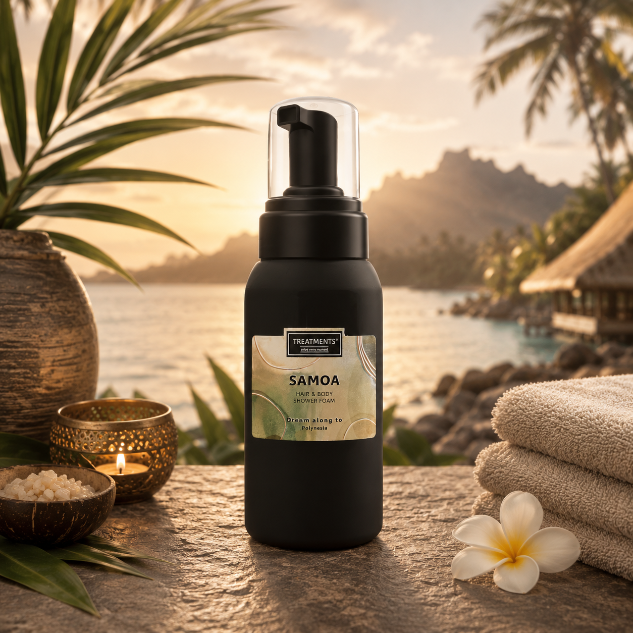 Treatments® - Hair & Body Shower Foam - Samoa - 250 ml