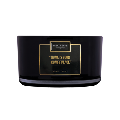 Sample Sale: Scented Candle XL - Met Quote - Home is your Comfy Place - 560 gram
